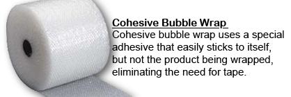 cohesive bubble wrap